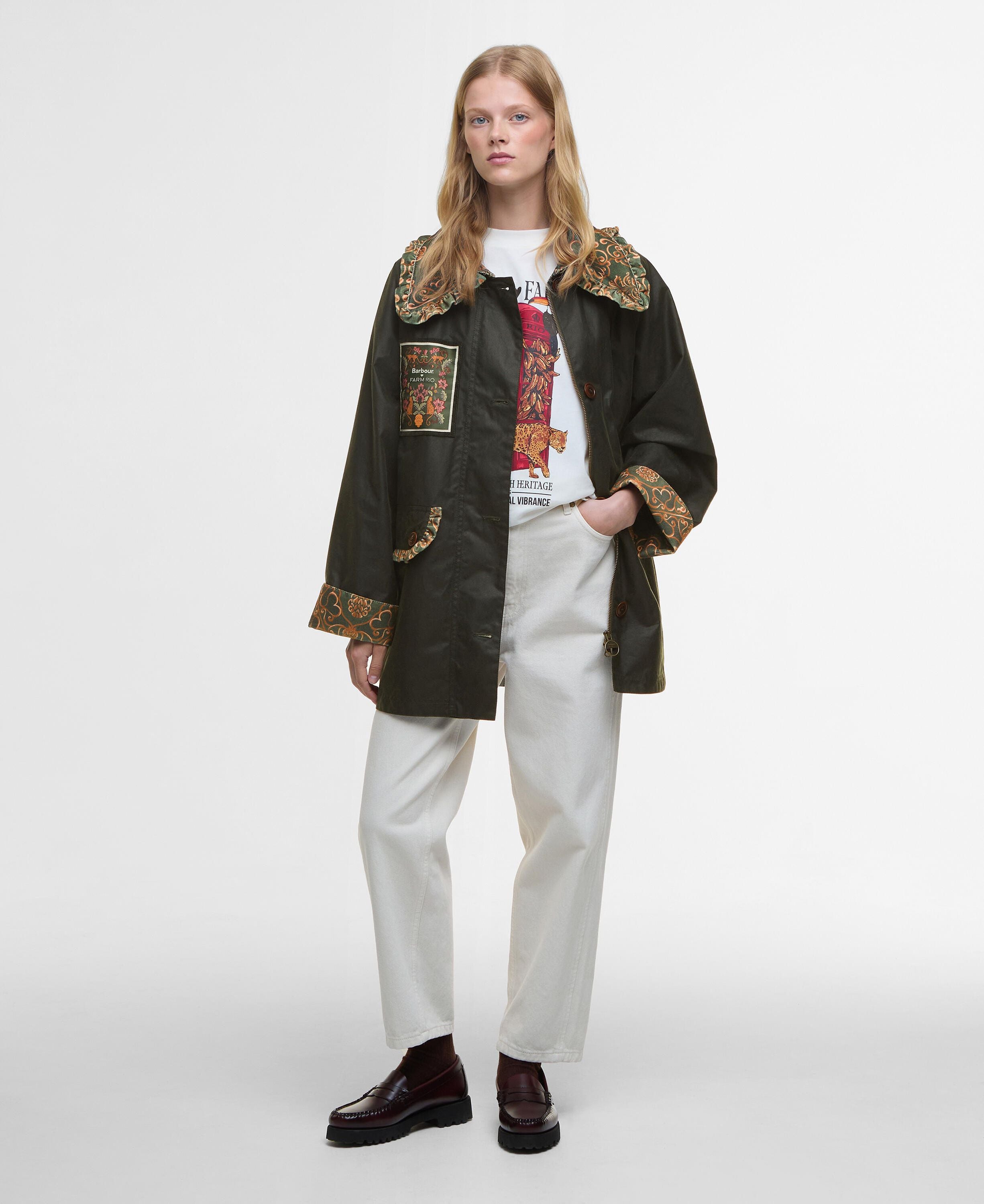 Wachsjacke X FARM RIO - GN51-Fern/Gr - Grün