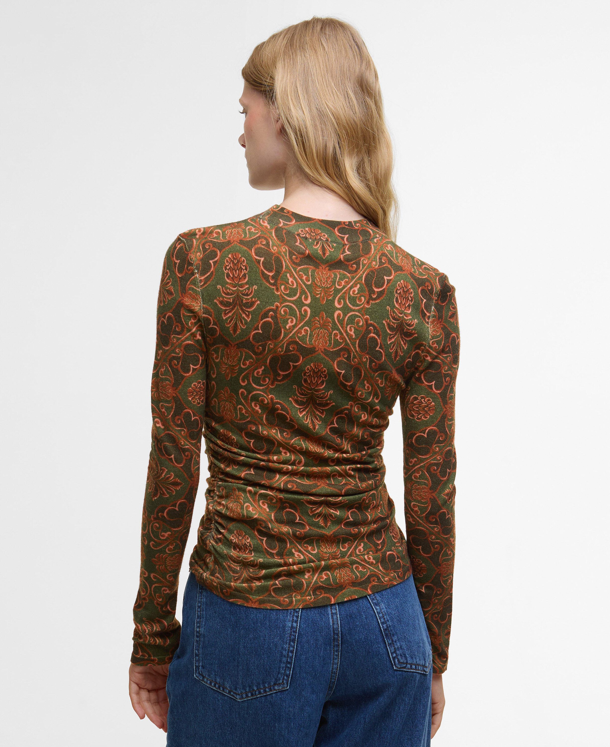 Langarmshirt FARM RIO aus Wolle - MI13-Pineapp - Grün