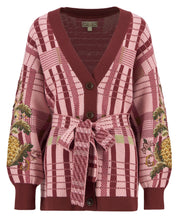 Cardigan FARM RIO mit Gürtel - MI12-Pink Ta - Pink