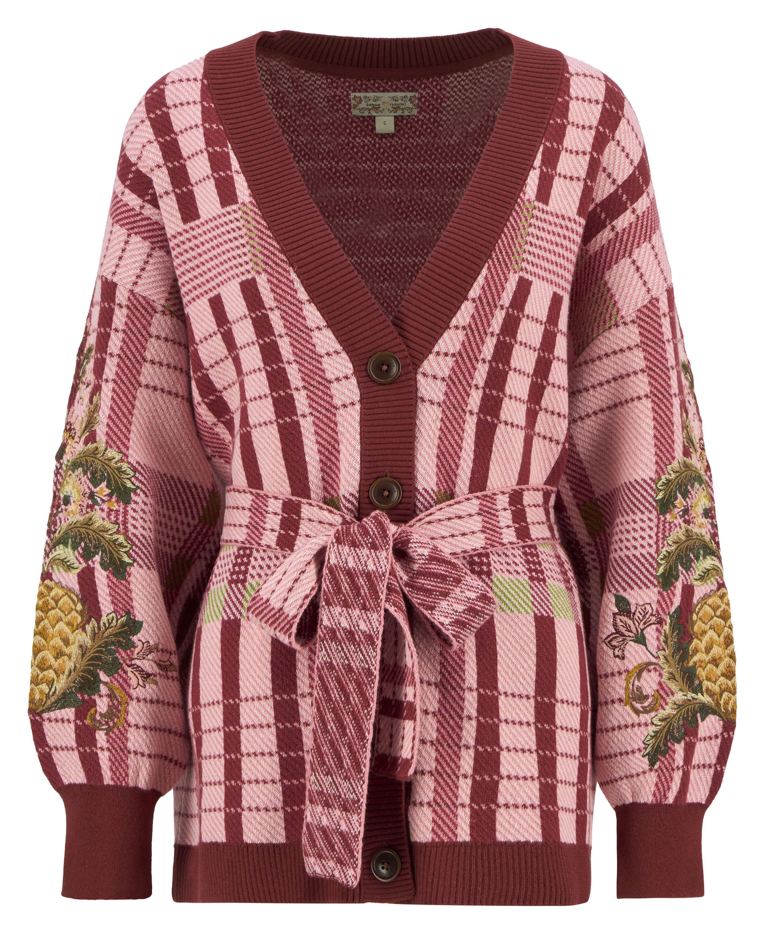Cardigan FARM RIO mit Gürtel - MI12-Pink Ta - Pink