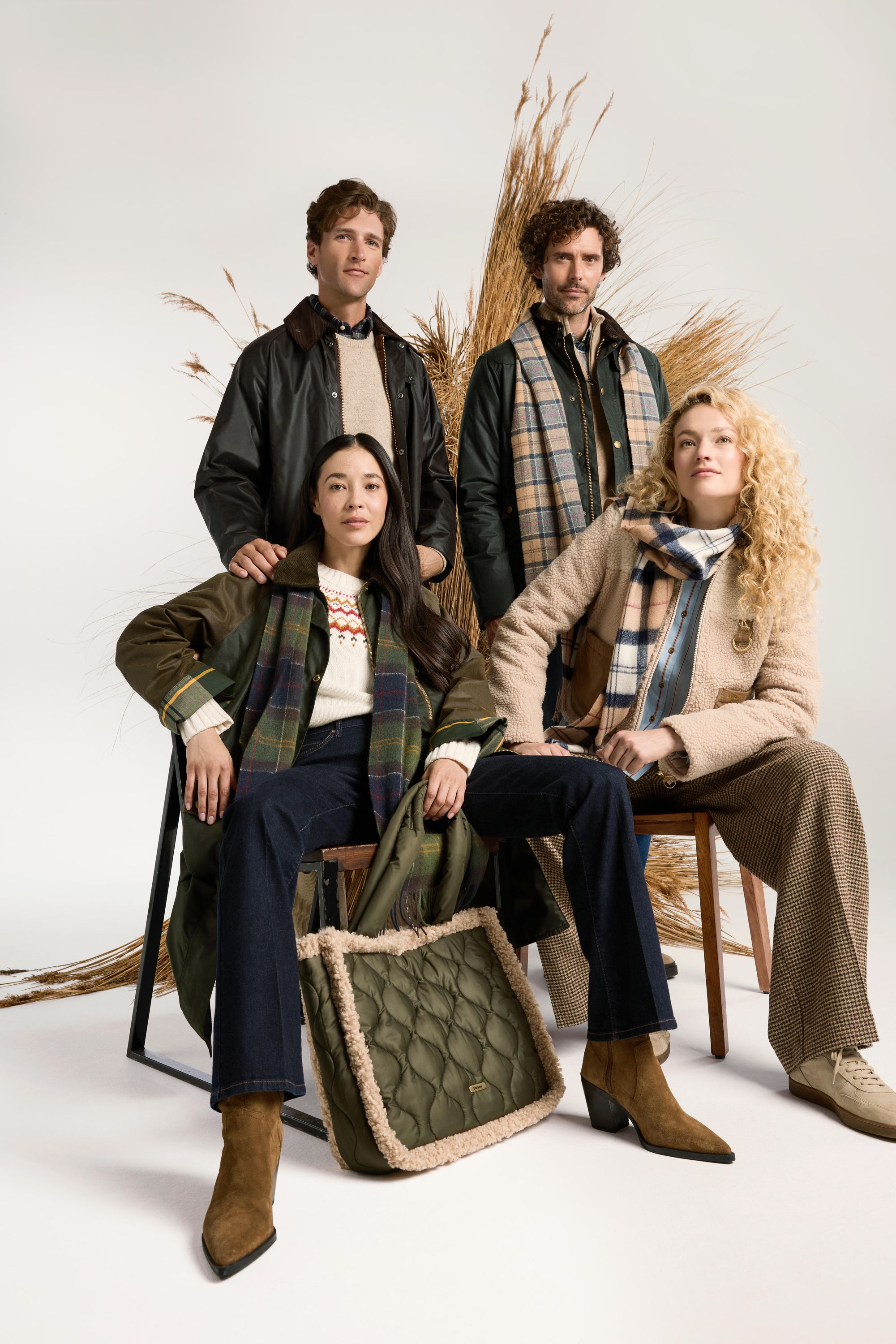 Wachsjacke KEELEY - OL52-Fern/Sa - Khaki