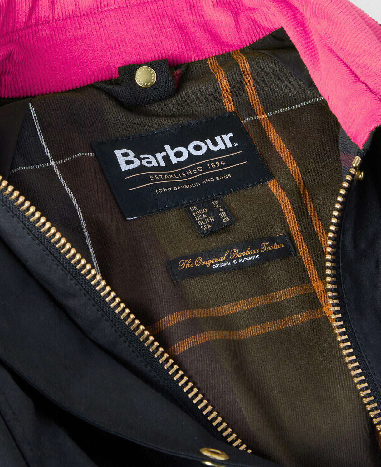 Wachsjacke ICON BEADNELL - NY92-Navy/Cl - Schwarz