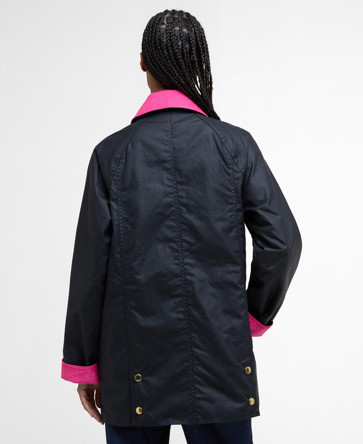 Wachsjacke ICON BEADNELL - NY92-Navy/Cl - Schwarz