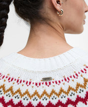 Strickpullover aus Baumwollmix - WH71-Cloud - Weiß