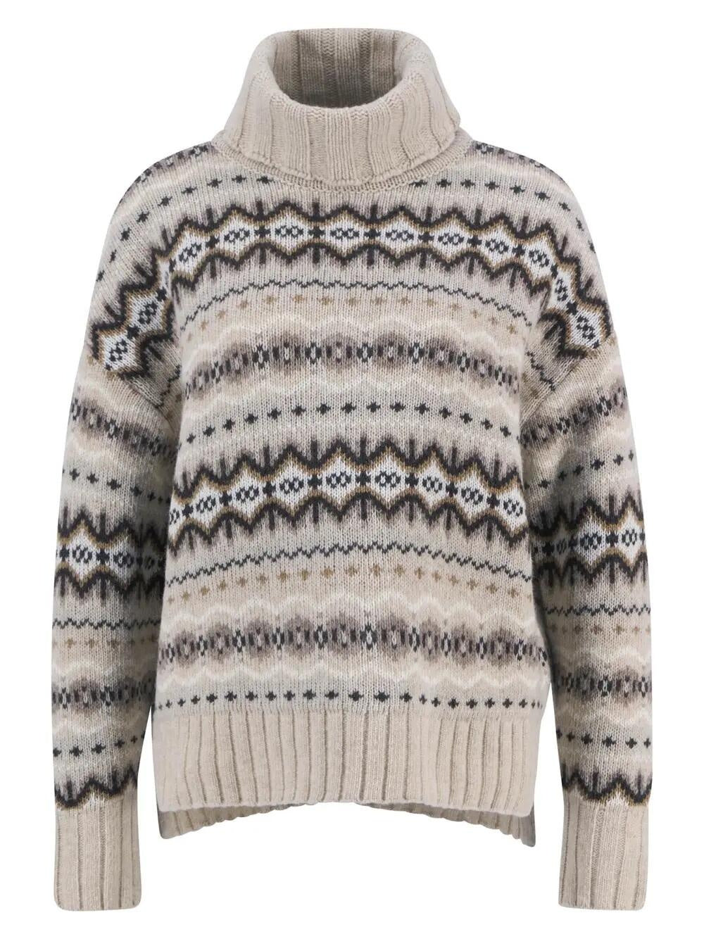 Rollkragenpullover HELEN - GY15-Birch M - Beige