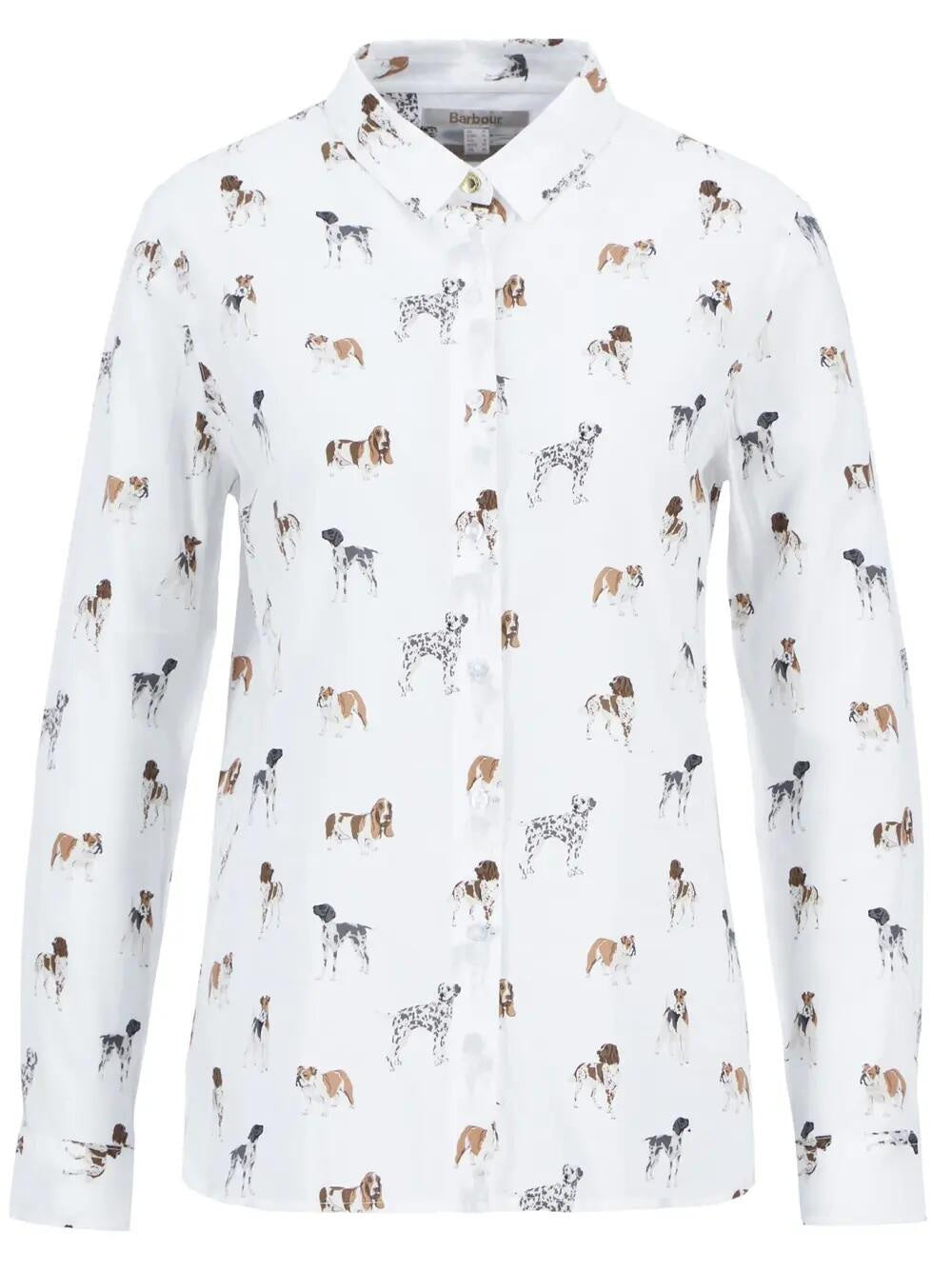 Bluse SAFARI - MI52-Print - Weiß