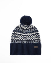 Strickmütze MARLOW mit Bommel - NY71-Navy - Blau