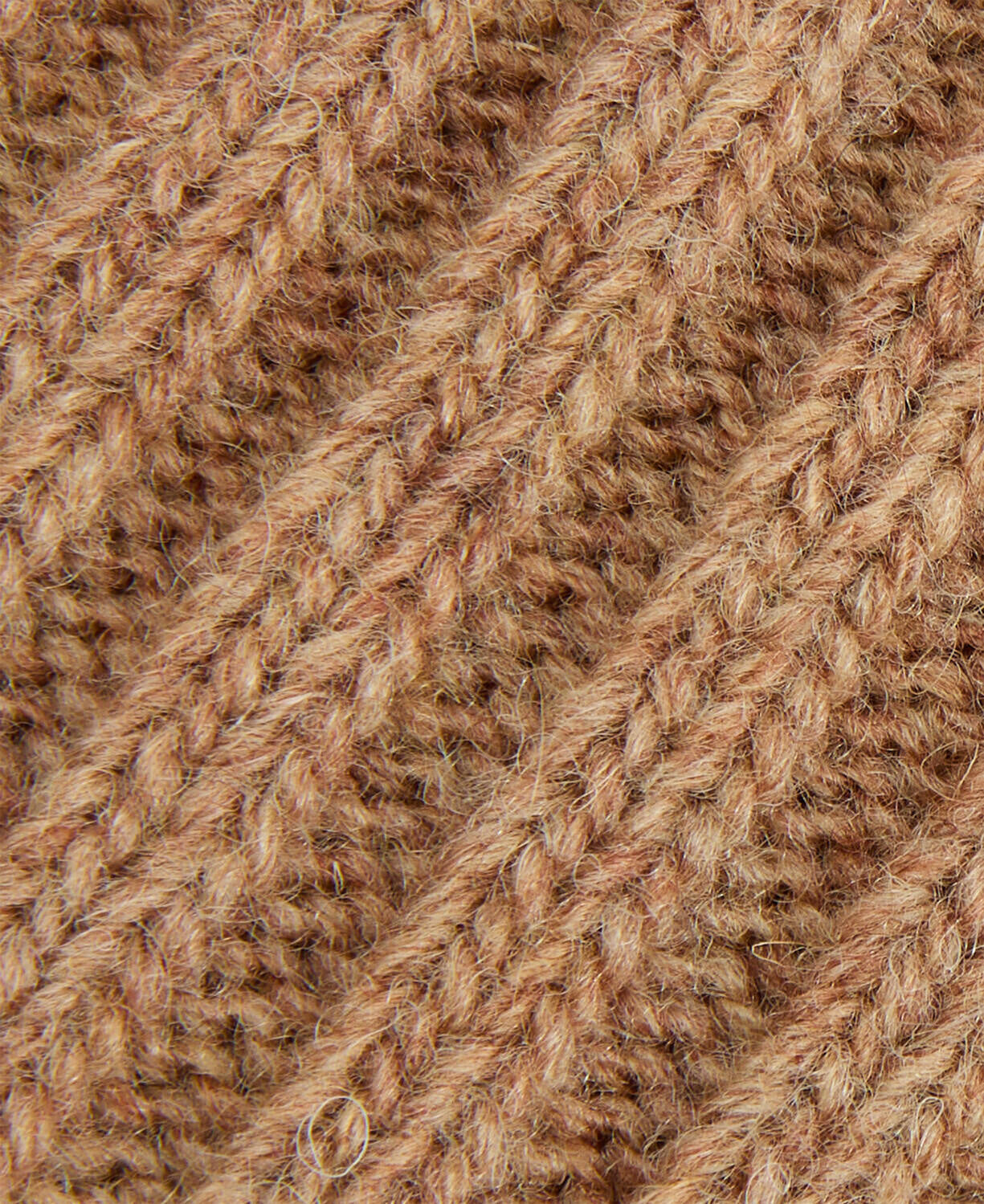 Strickmütze CARLTON aus Wollmix - BE31-Militar - Braun
