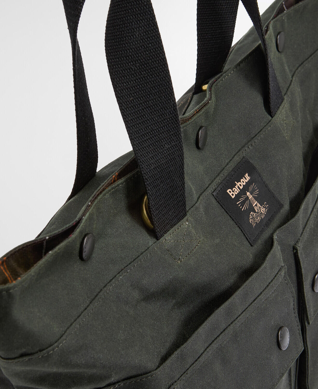 Tote Bag FIELD gewachst - SG91-Sage/Cl - Grün