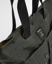 Tote Bag FIELD gewachst - SG91-Sage/Cl - Grün