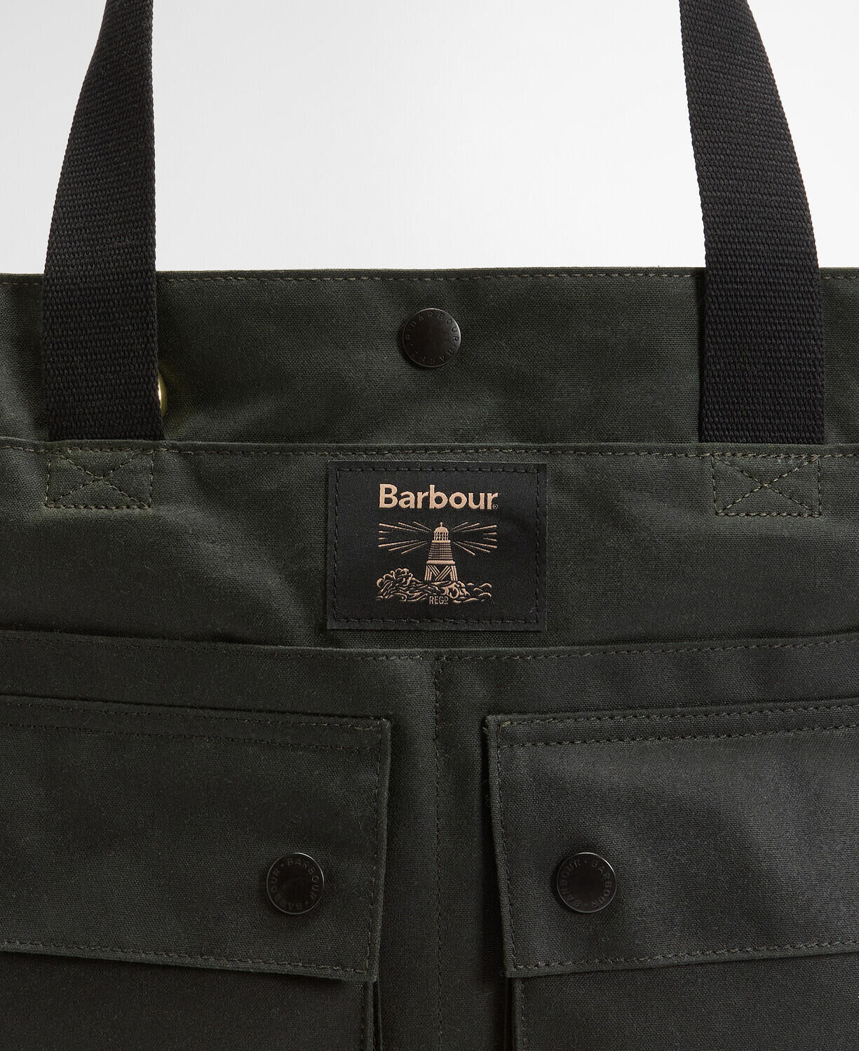 Tote Bag FIELD gewachst - SG91-Sage/Cl - Grün