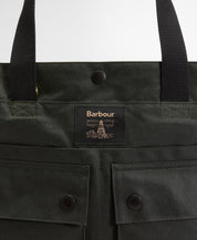 Tote Bag FIELD gewachst - SG91-Sage/Cl - Grün