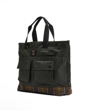 Tote Bag FIELD gewachst - SG91-Sage/Cl - Grün