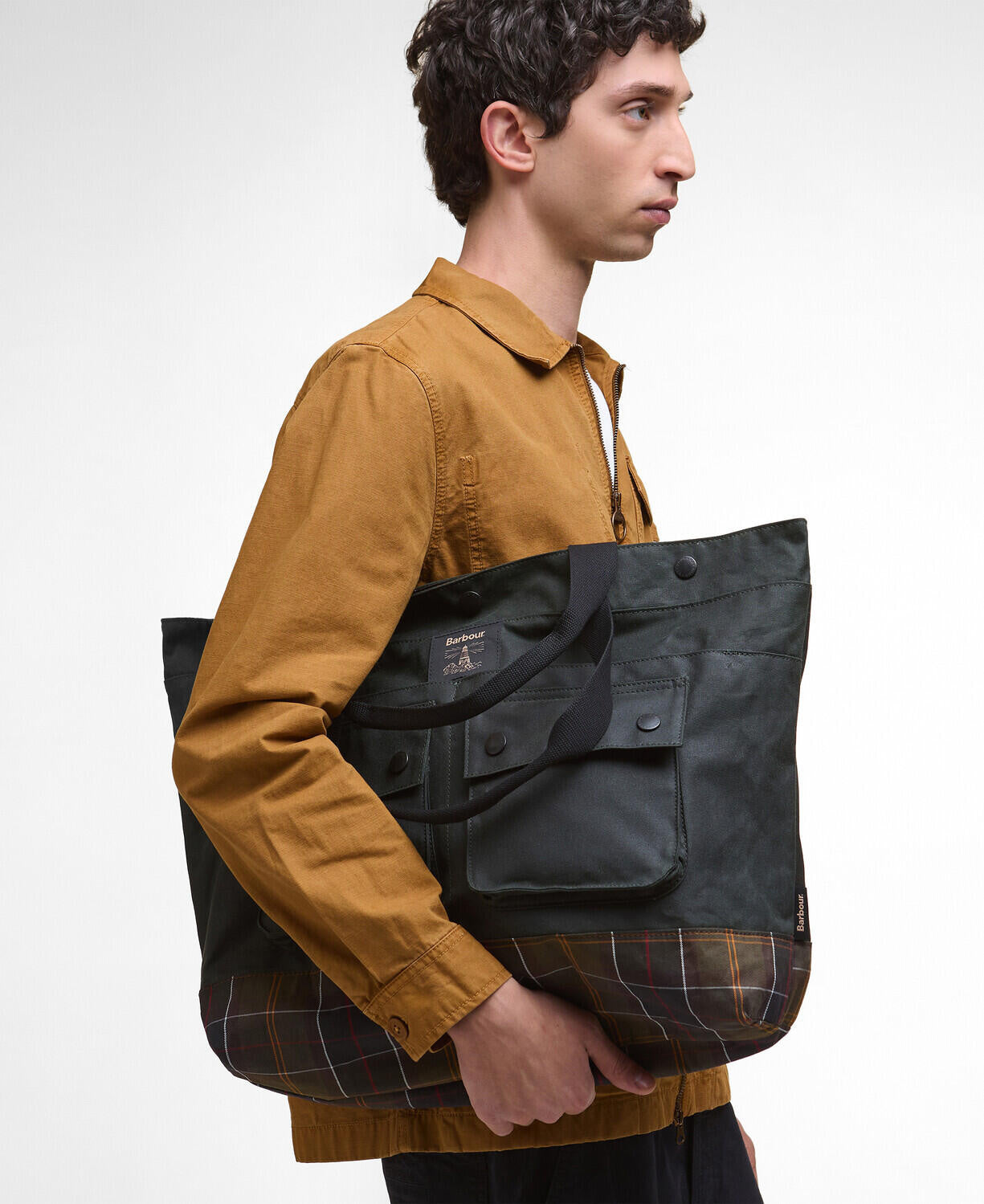 Tote Bag FIELD gewachst - SG91-Sage/Cl - Grün