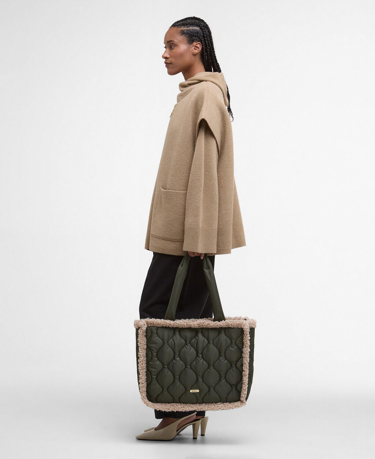 Tote Bag MARNIE QUILTED - OL71-Olive - Grün