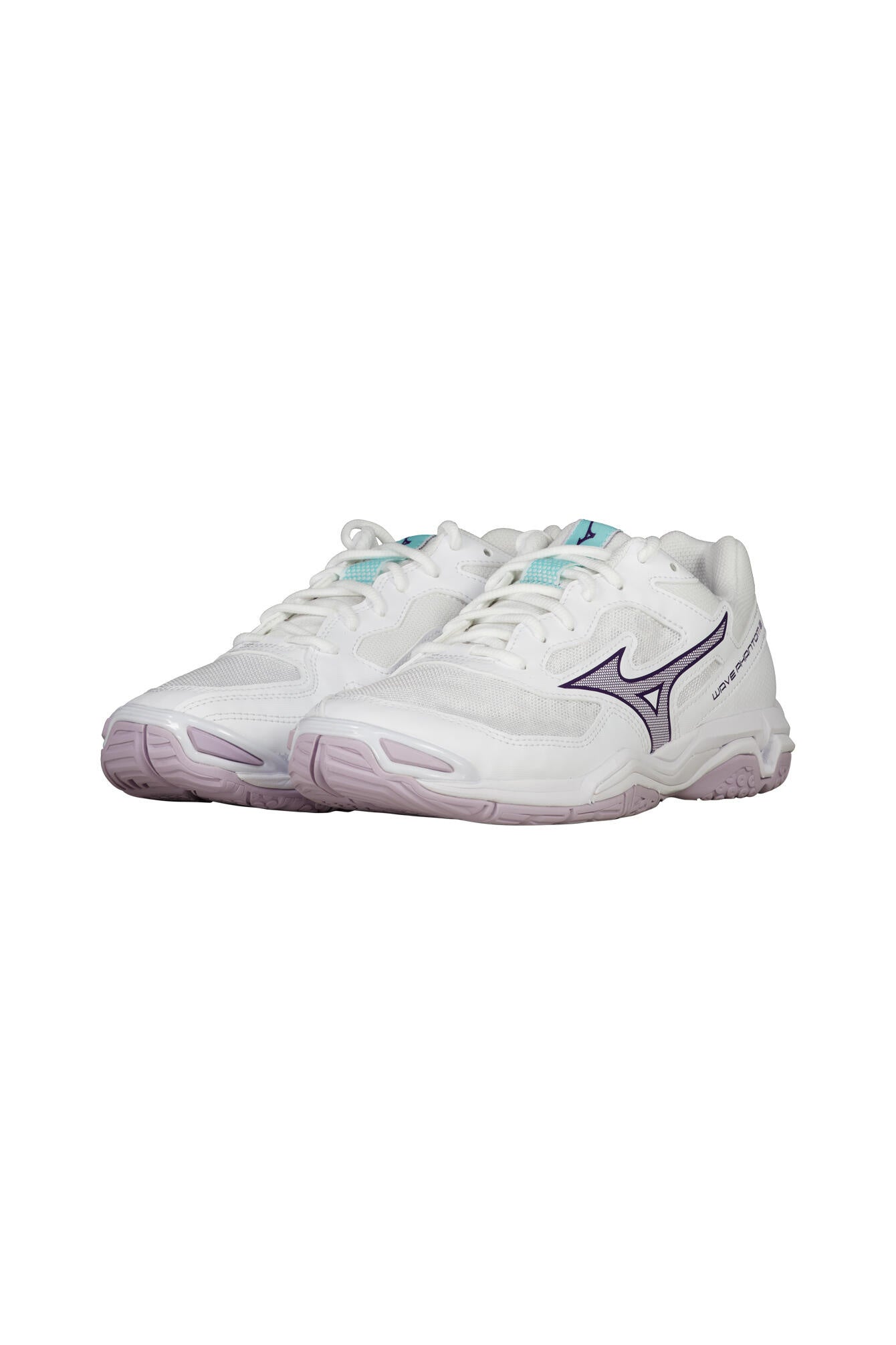 Hallenschuhe Wave Phantom 3 - 20-White/Violet Indigo/Camelli - Weiß