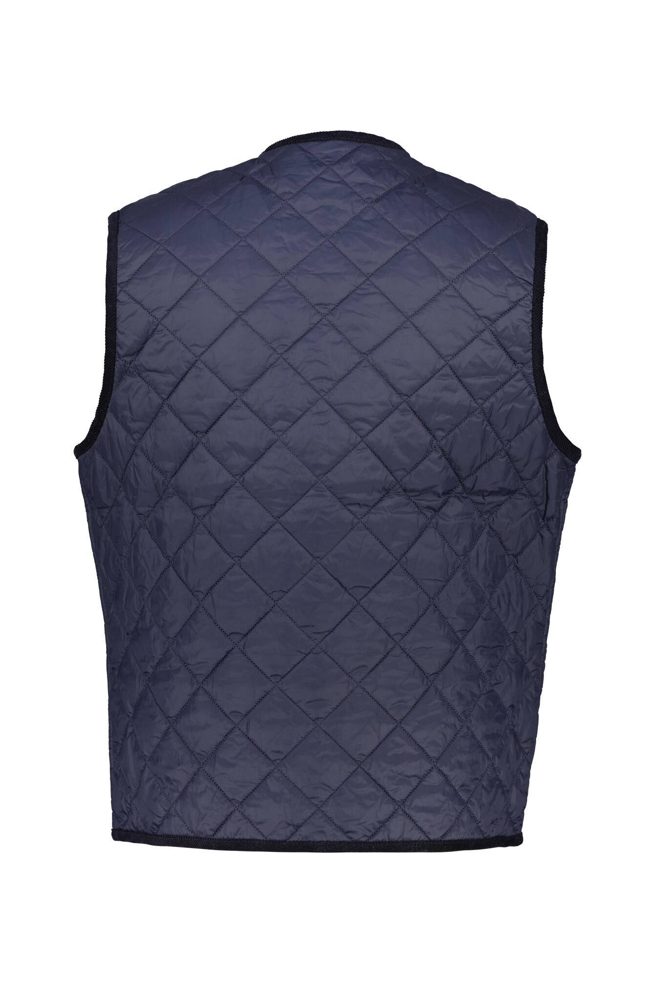 Steppweste mit V-Ausschnitt - NY71-Navy - Blau