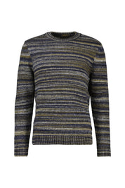 Strickpullover aus Wollmix - BU11-Marl - Blau