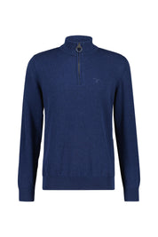 Strickpullover aus Baumwolle - BU11-Marl - Blau