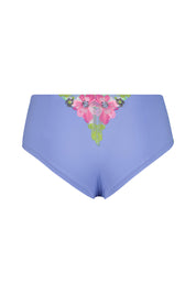 Slip mit Spitzen-Details - SIB - Blau