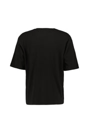 T-Shirt aus Baumwolle - 04 - Schwarz