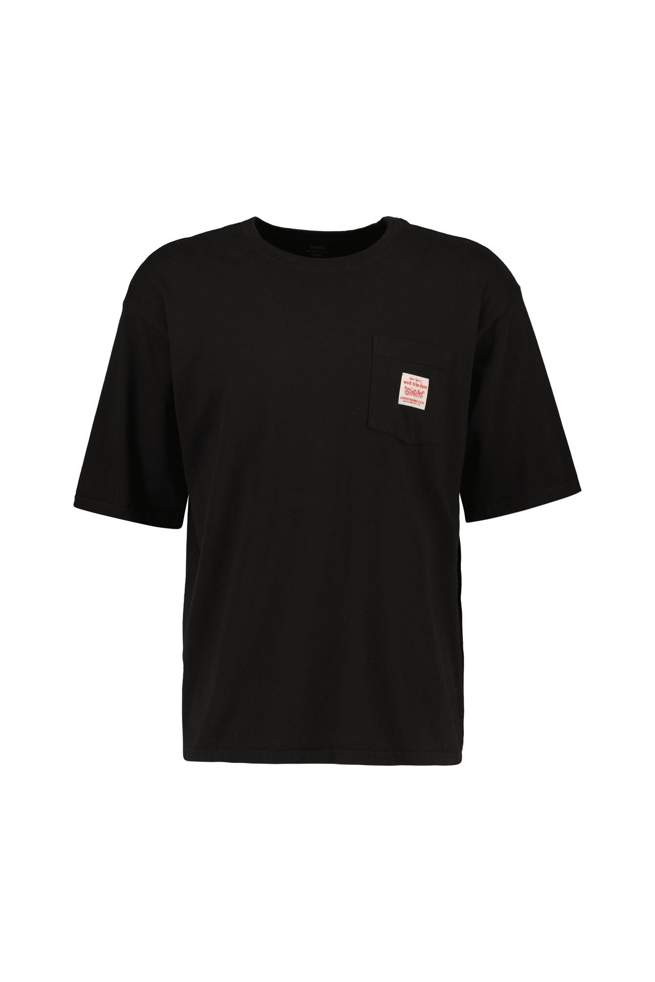 T-Shirt aus Baumwolle - 04 - Schwarz