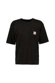 T-Shirt aus Baumwolle - 04 - Schwarz