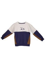 Sweatshirt Wildlife - 626 WASHED NAVY - Beige | Braun | Blau