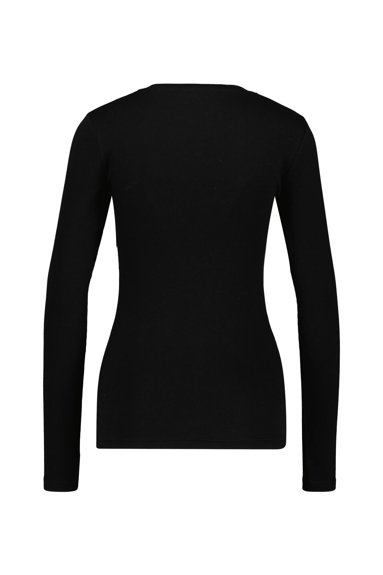 Jersey-Shirt aus Bio-Baumwolle - Black - Schwarz