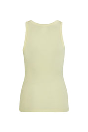 Geripptes Tanktop aus Bio-Baumwolle - Pear Sorbet - Gelb