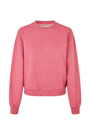 Sweatshirt aus Baumwolle - Rose Wine - Rot