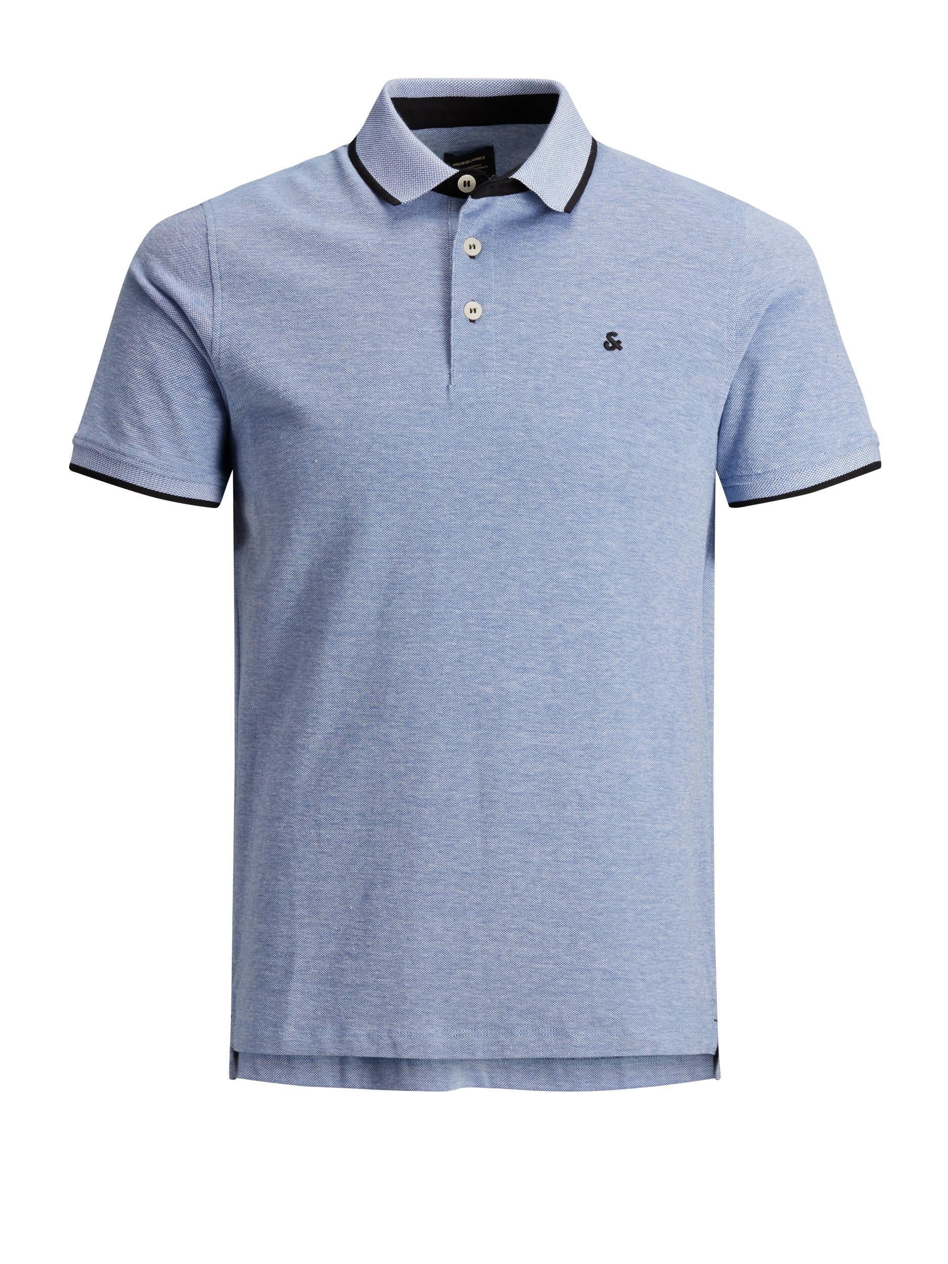 Poloshirt aus Baumwolle - Bright Cobalt/SLIM FIT - Blau