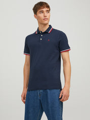 Poloshirt aus Baumwolle - Navy Blazer/SLIM FIT - Blau