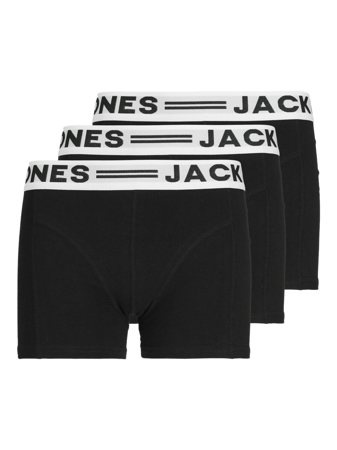 3-Pack Trunks - Black/Black & Black - Schwarz