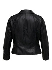 Lederjacke - Black - Silber | Schwarz