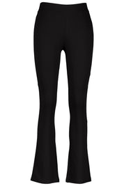 Stoffhose mit Boot Cut - Black - Schwarz