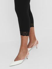 Leggings Slim Fit - Black - Schwarz