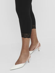 Leggings Slim Fit - Black - Schwarz