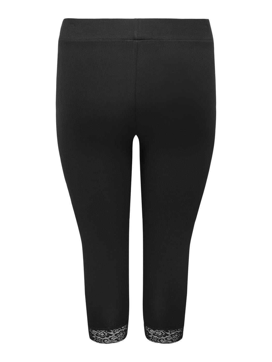 Leggings Slim Fit - Black - Schwarz