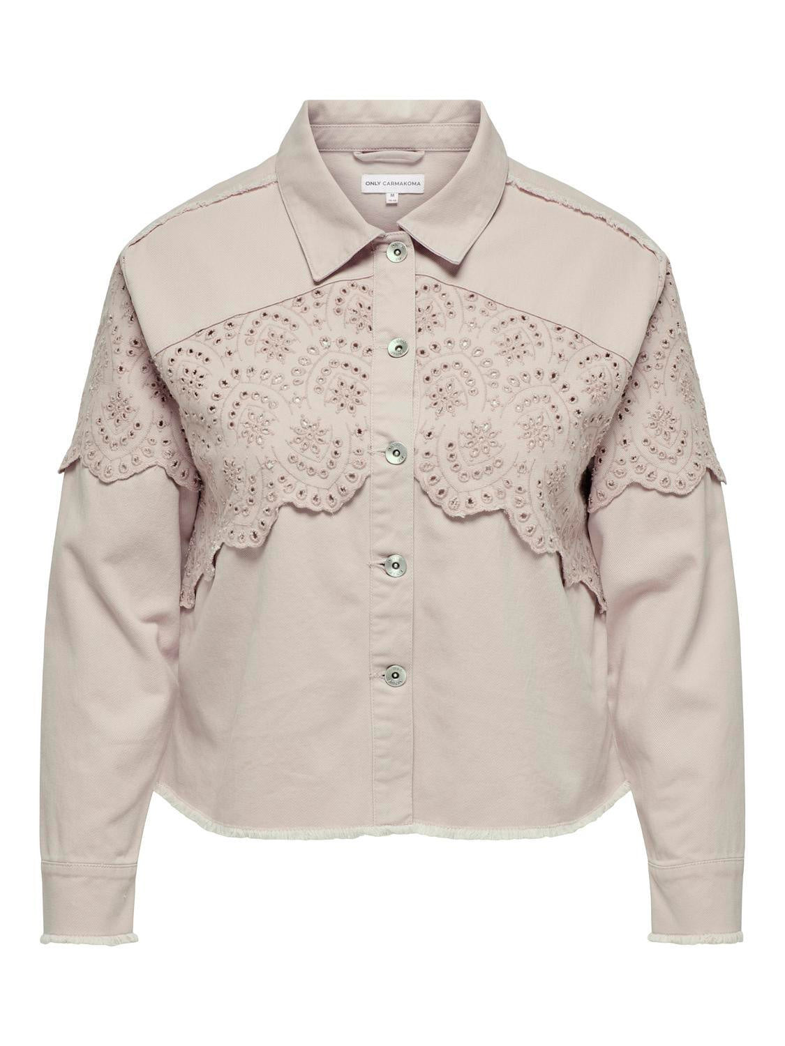 Overshirt ELENA aus Baumwolle - Moonbeam - Creme