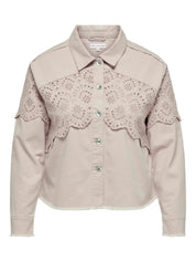 Overshirt ELENA aus Baumwolle - Moonbeam - Creme