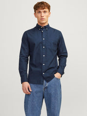 Hemd Slim Fit gestreift - Navy Blazer/SLIM FIT