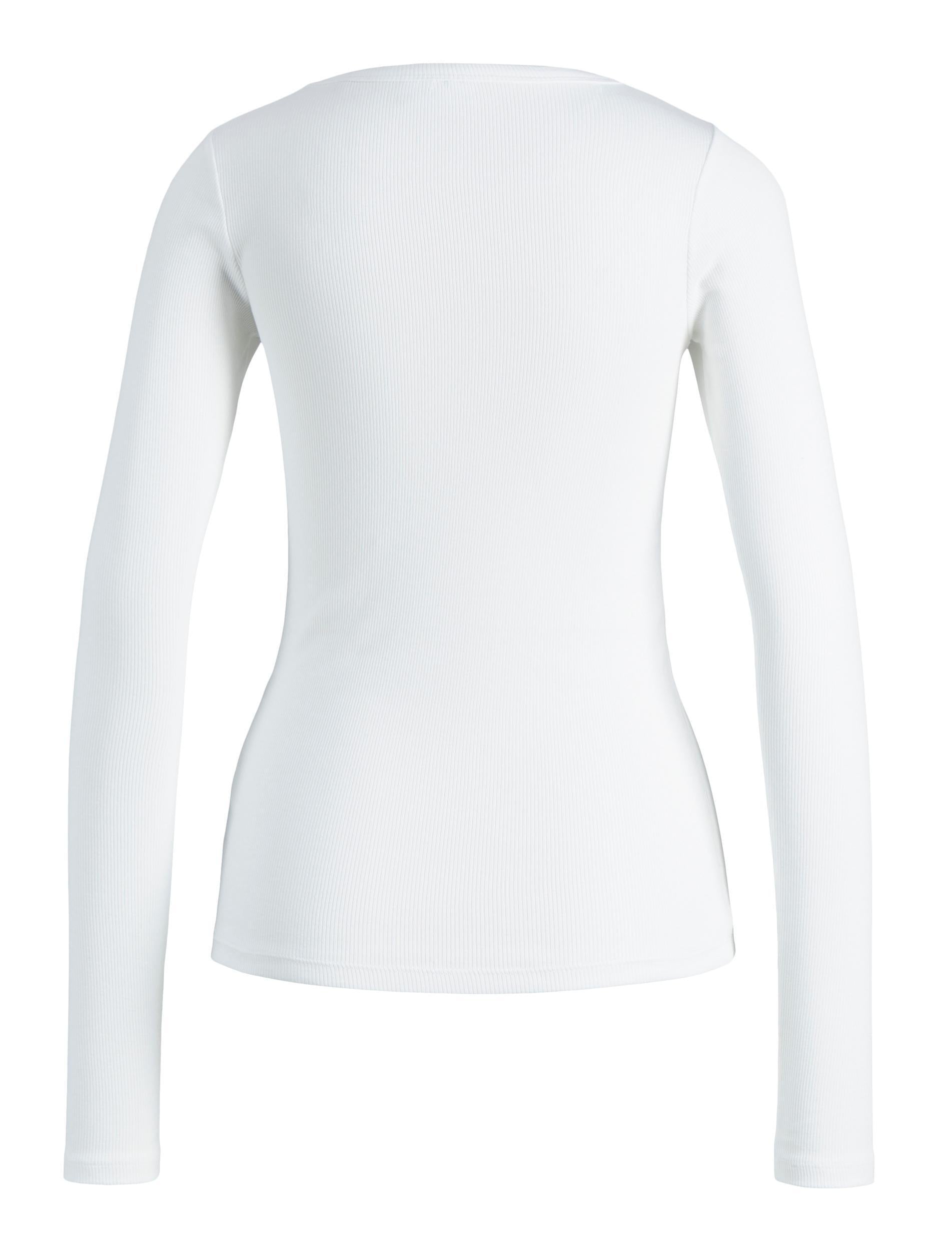 Feiner Strickpullover - Bright White - Weiß