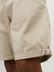 Chinoshorts SOLID Regular Fit - Crockery - Beige
