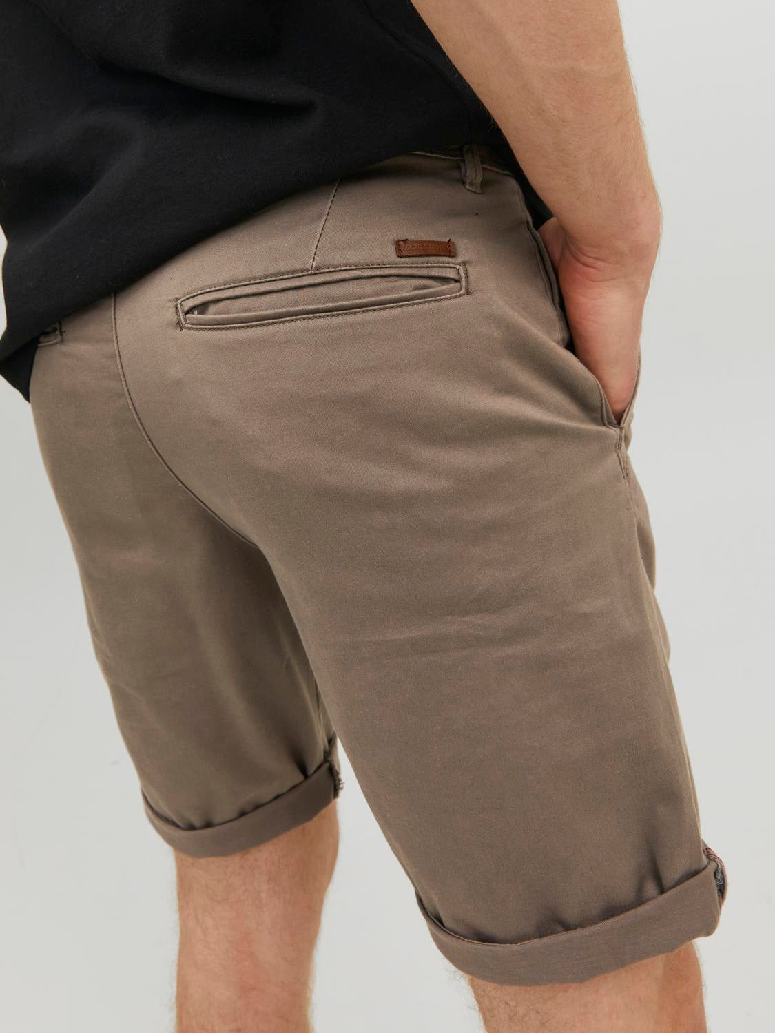 Chinoshorts SOLID Regular Fit - Falcon - Braun