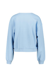 Sweatshirt Cropped - 3124 - Blau