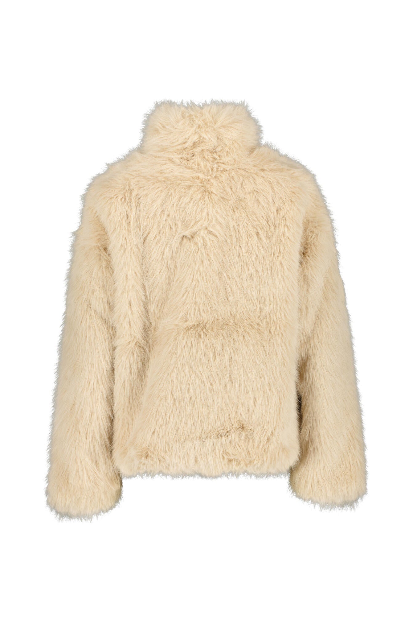 Übergangsjacke in Pelz-Optik - 5543 - Beige