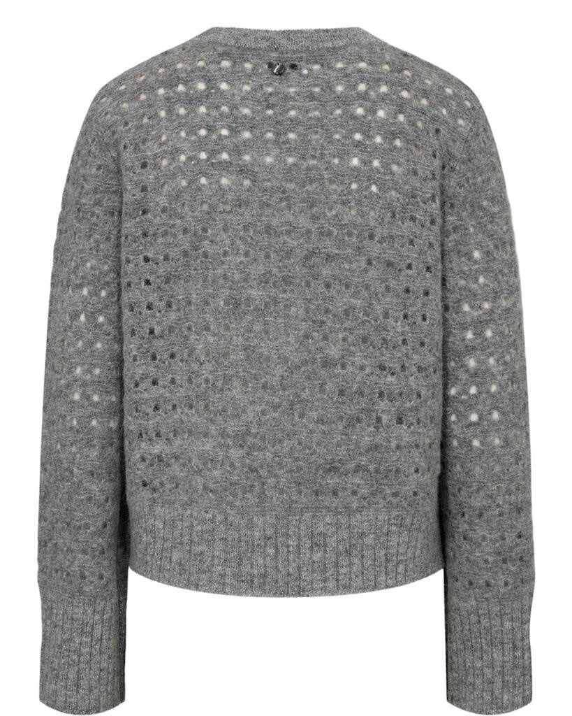 Strickpullover aus Woll-Mix - 0517 - Grau