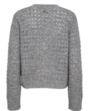 Cardigan aus Woll-Mix - 0517 - Grau