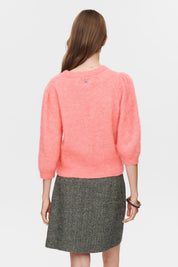 Strickpullover aus Woll-Mix - 2696 - Pink
